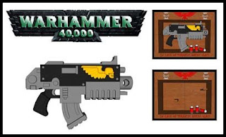 Warhammer 40,000 Bolter Papercraft Gun