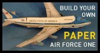 Air Force One Airplane Papercraft