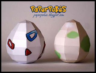 Pokemon Egg Papercraft