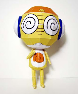 Sgt. Frog - Sgt. Major Kururu Papercraft