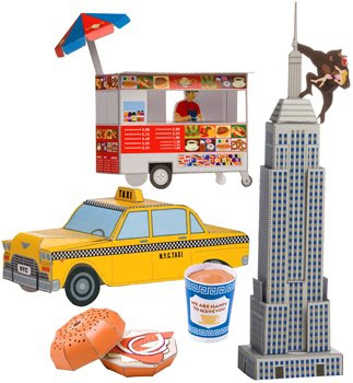 New York City Icons Papercraft