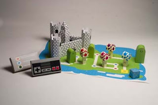 Mario World Board Game Papercraft