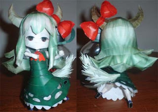 Touhou Project Keine Kamishirasawa Papercraft