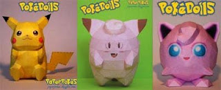 Pokemon Doll Papercrafts Team 2