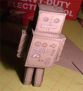 Scrap Robot Papercraft