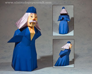 Professor Shikashi Papercraft