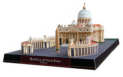 St. Peter's Basilica Papercraft