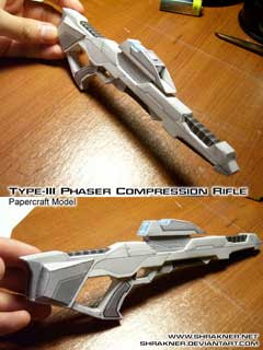 Phaser Rifle Papercraft