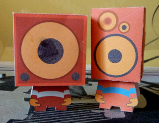 Speaker Head Paper Toys