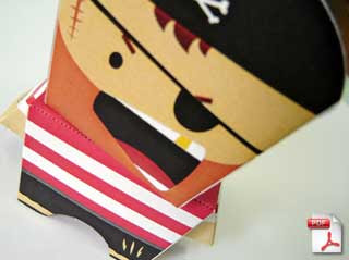 Pirate Papercraft Bill Dumar