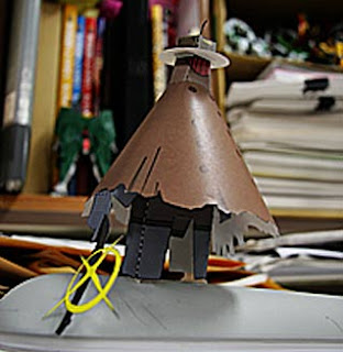 Phallic Robot Papercraft