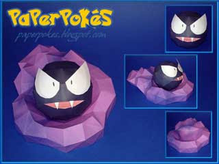 Gastly Papercraft