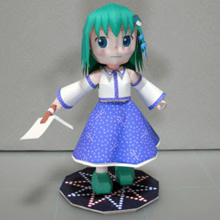 Sanae Kochiya Papercraft