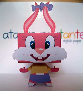 Babs Bunny Papercraft