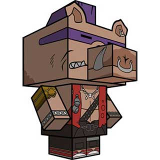 Bebop Papercraft