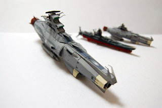 Space Battleship Arizona Papercraft