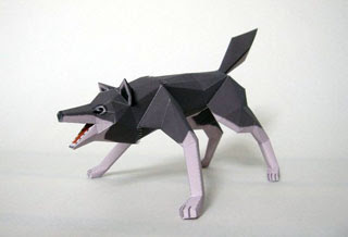 Gray Wolf Papercraft