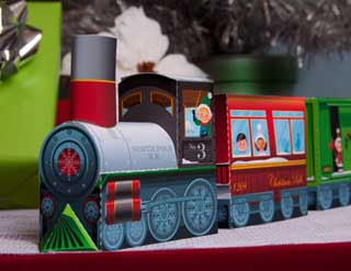 Christmas Train Papercraft