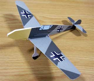Messerschmitt BF109 Papercraft
