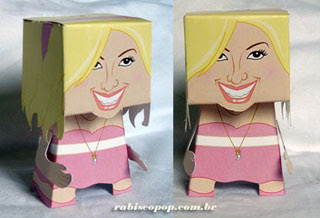 High School Musical Papercraft Sharpay Evans