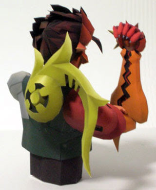 Scryed Kazuma Papercraft