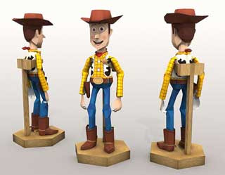 Toy Story Sheriff Woody Papercraft