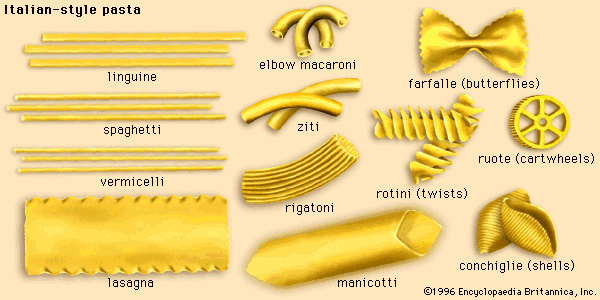 Pasta Types 
