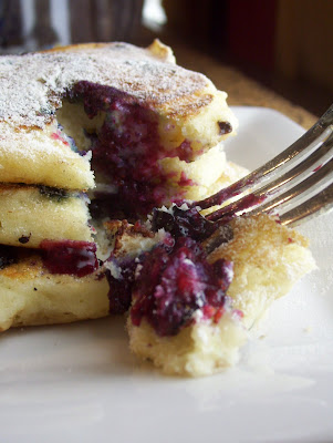 perfect blueberry pancakes