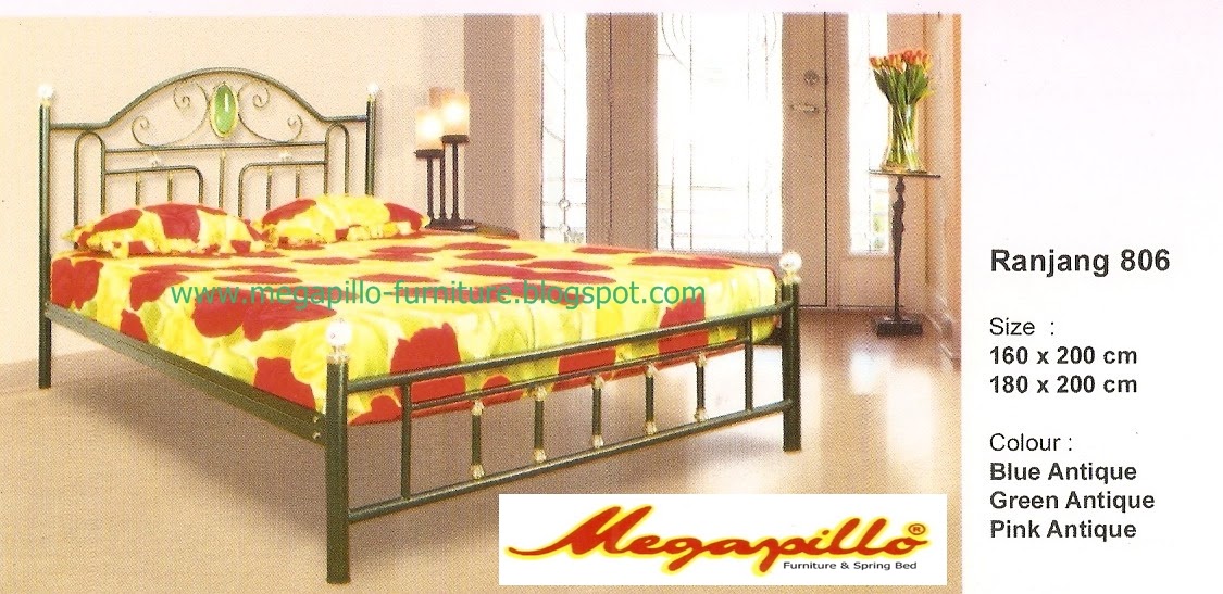 Megapillo Furniture & Spring Bed Online Shop: Ranjang Besi 