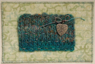 fiber fabric yarn knit postcard