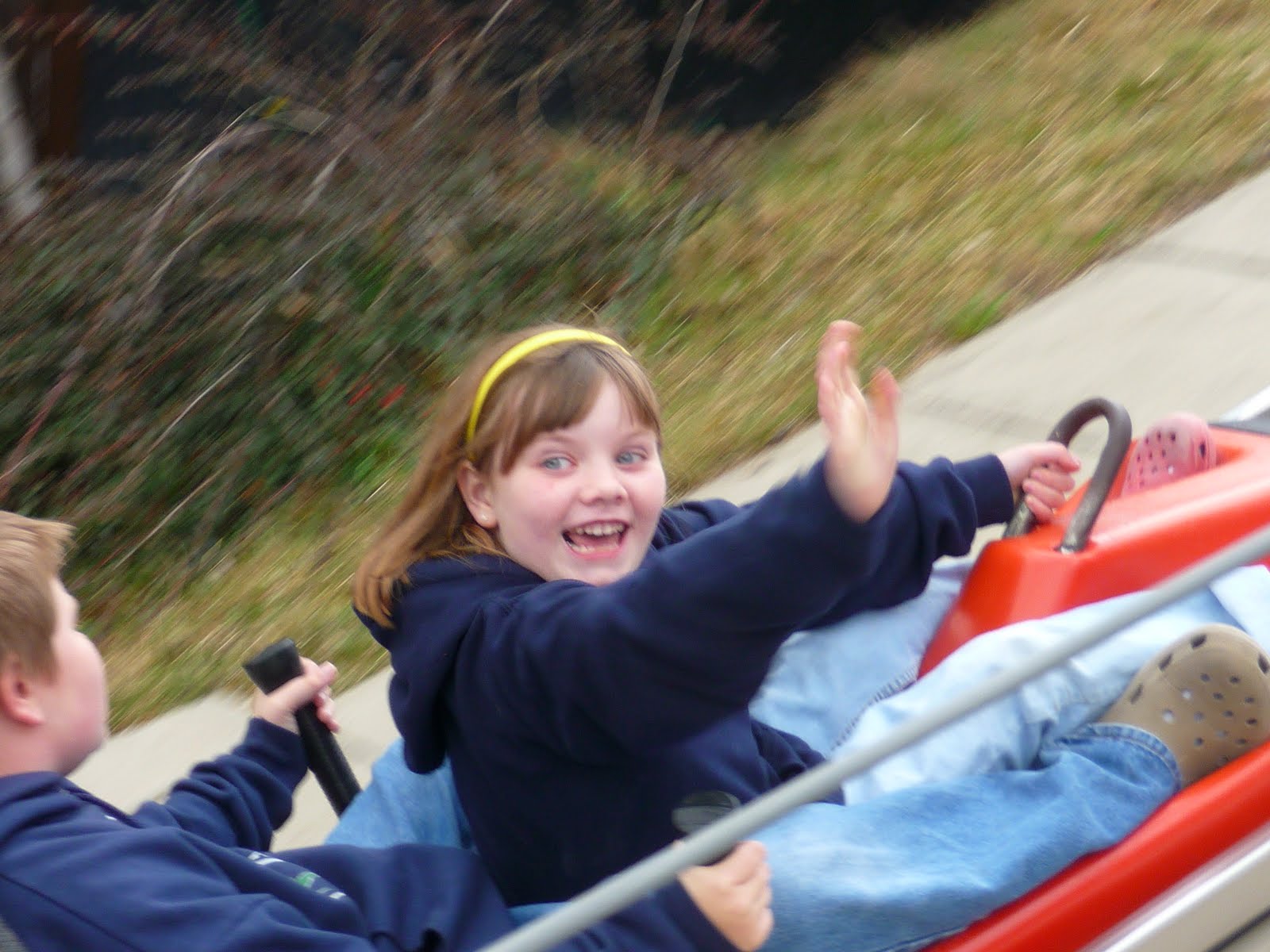 The Solley's in Italy: Toboggan Ride/ Alpine Slide = FUN