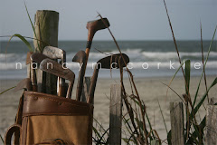 Golf Bag and Clubs at the Beach 1