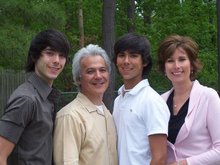 Pastor Tom and Family; Patrick, Matthew & Jeanne