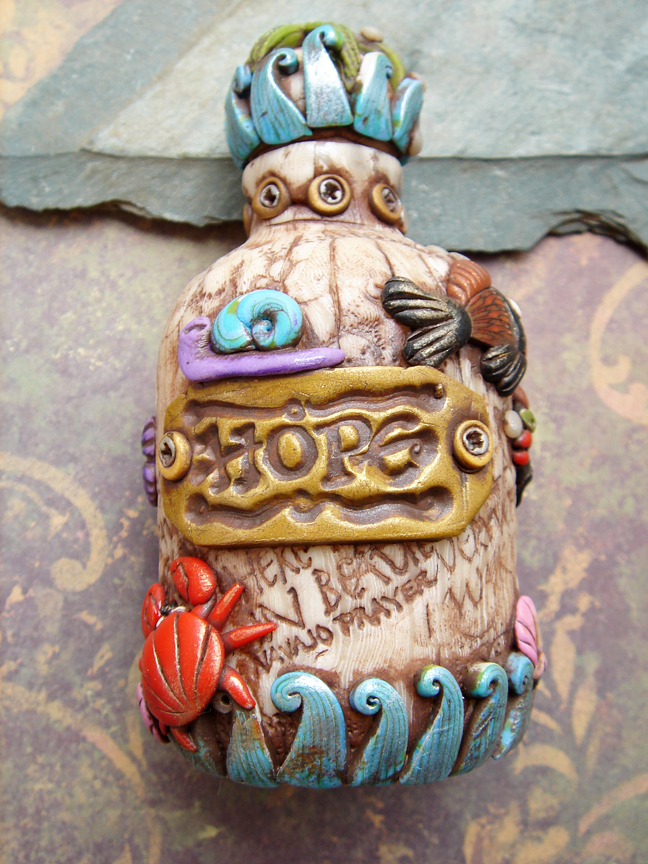 Art from my Heart Clay Day Bottles of Hope