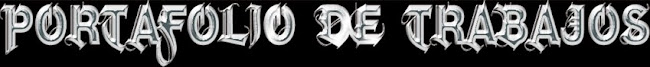 PORTAFOLIO DE TRABAJOS