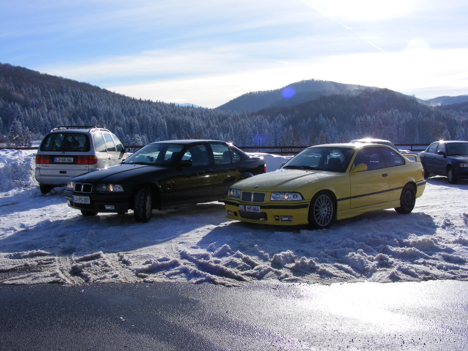 BMW e36 Snow