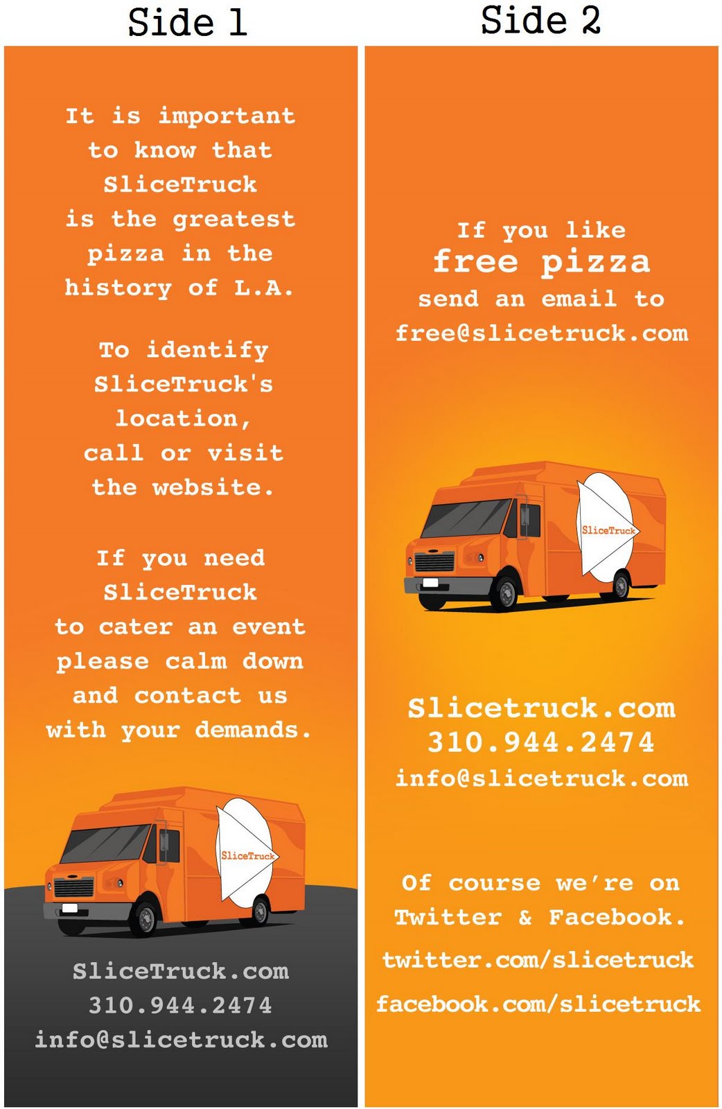 Slicetruck Free Bookmarks