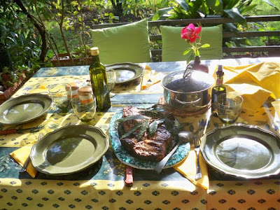 papavero di campo Una domenica in campagna. Novembre. Desinare all