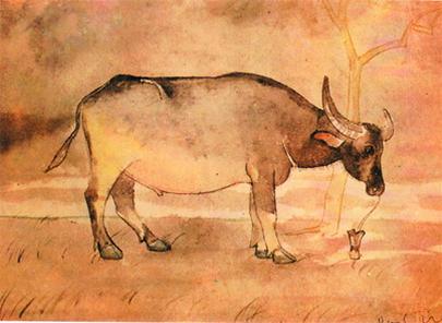 Cách vẽ con trâu  How to draw Buffalo  Art By Phúc Thịnh  Trâu Buffalo  Cách vẽ