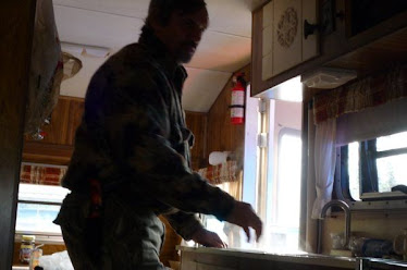 Marcel doing the dishes!