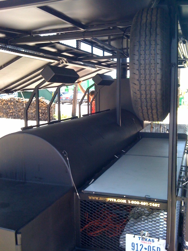 Man Up Tales of Texas BBQ™ Louie Mueller's new mobile smoker