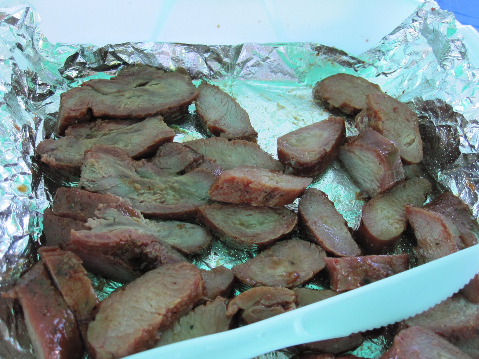 Man Up Tales of Texas BBQ™ Goldthwaite cookoff the food