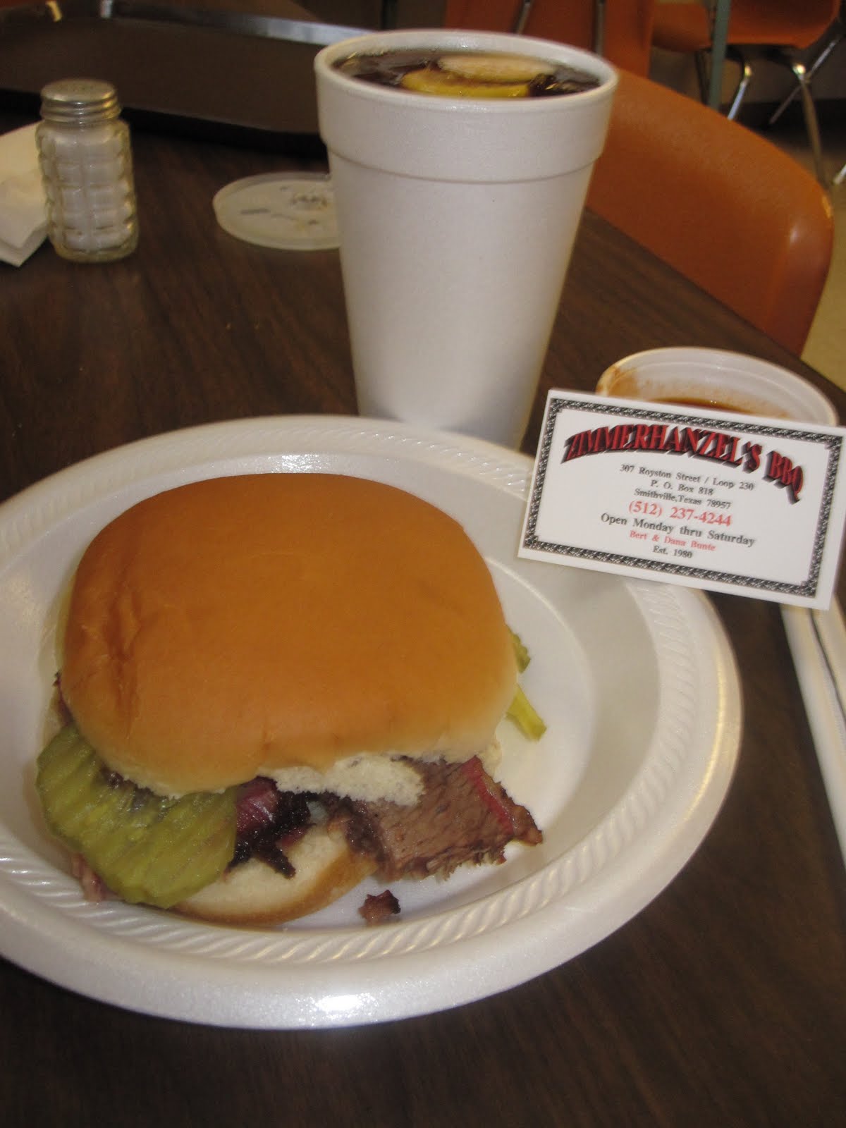 Man Up Tales of Texas BBQ™ The rest from Zimmerhanzel's BBQ