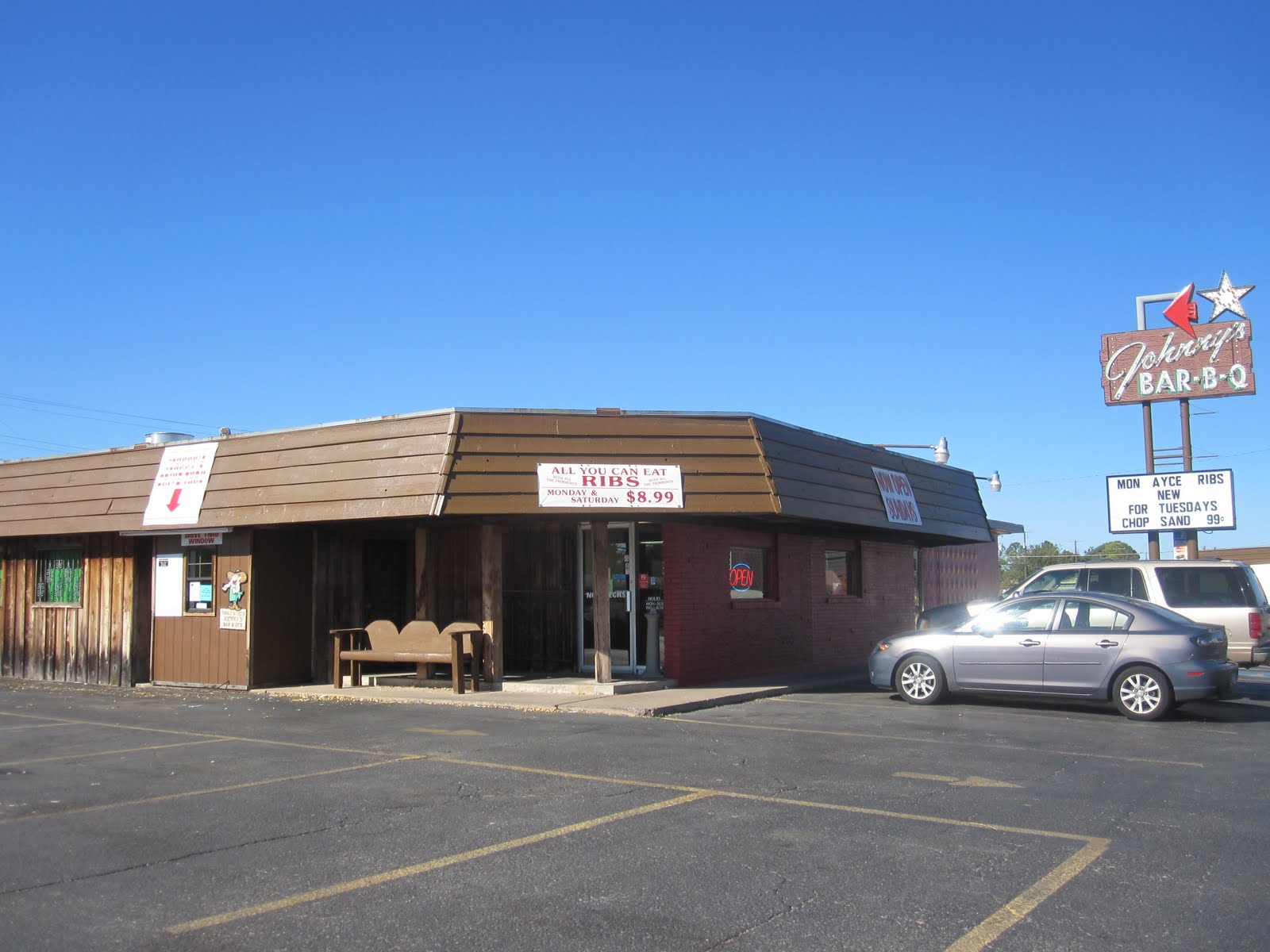 Man Up Tales of Texas BBQ™ Ham & turkey at Johnny's BarBQue (Odessa
