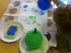 balloon painting paint