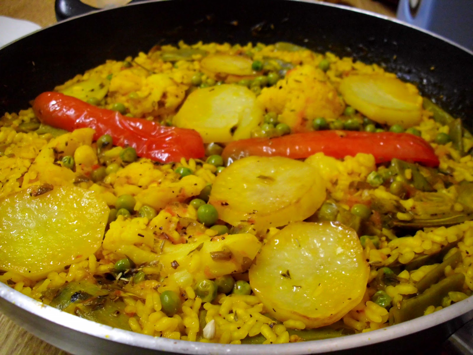 Cocina y borda con Maria PAELLA DE VERDURAS PARA DOS