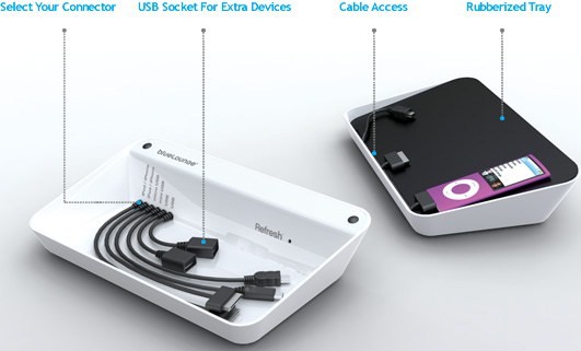 Multi Charging Station for Cell phones, MP3 players, iPods and other Electronic Gadgets