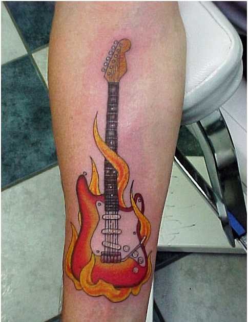 FIRATATTOOart: Guitar tattoos