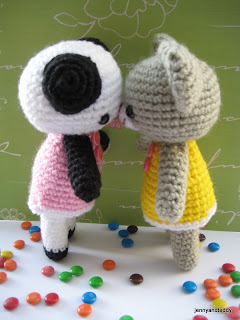 free teddy bear and panda amigurumi free pattern by jennyandteddy.com