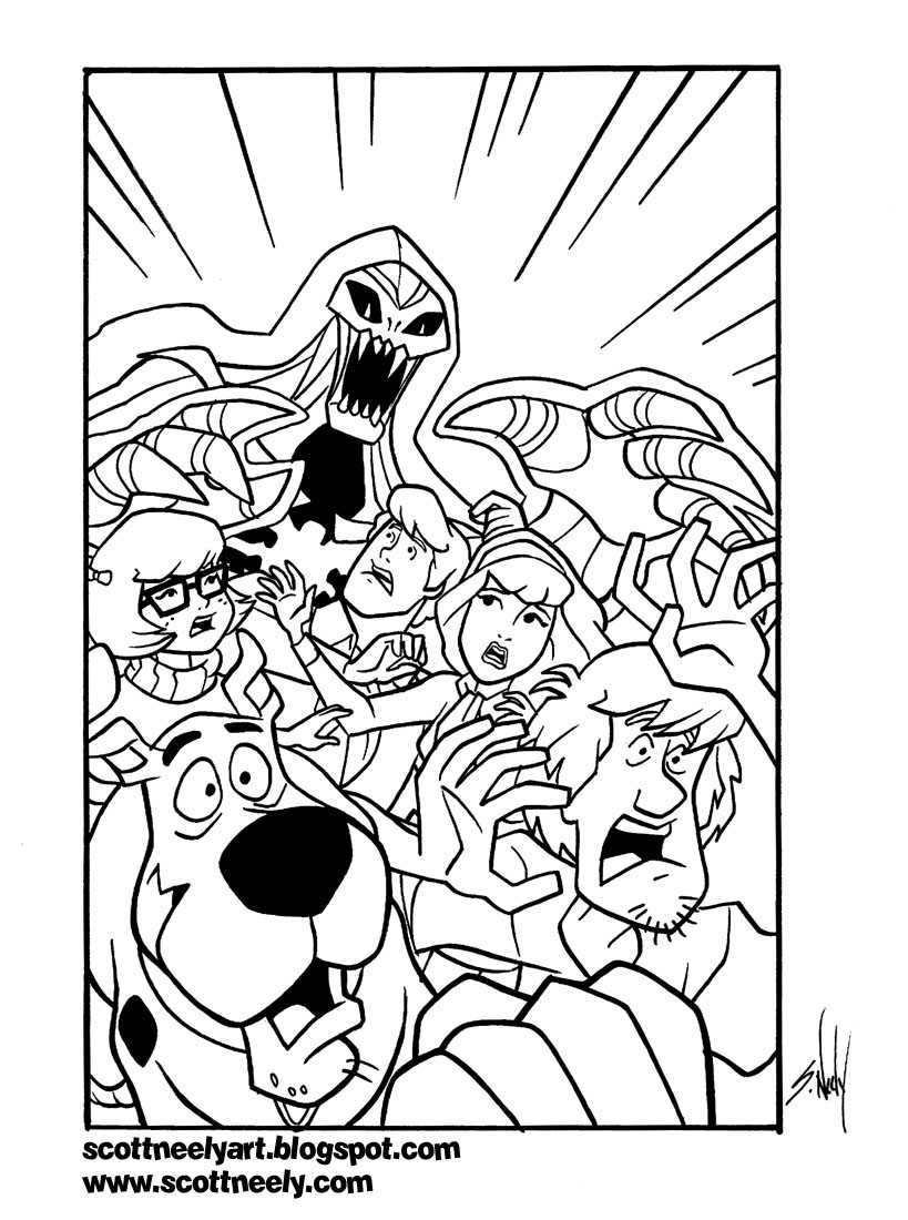 Scooby Doo Mystery Incorporated Coloring Coloring Pages Scooby Doo Mystery Incorporated Coloring Coloring Pages
